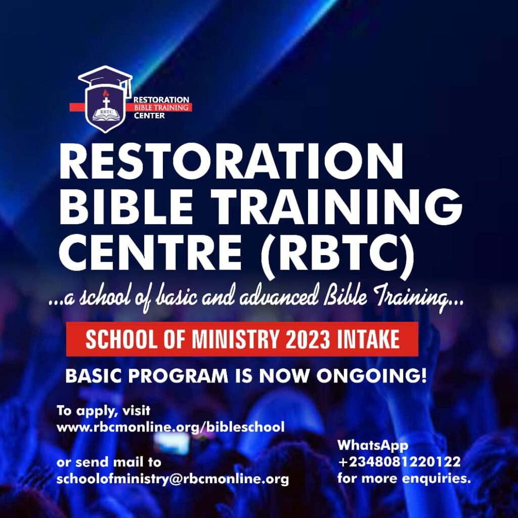 School of Ministry 2023 Intake